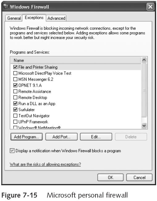 Personal Firewall Software